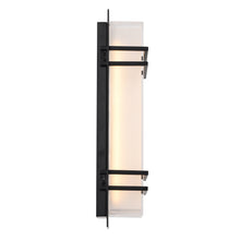 Load image into Gallery viewer, Artcraft AC9191BK Sausalito 15W LED Outdoor Wall Light, Black