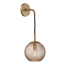 Load image into Gallery viewer, Local Lighting Hudson Valley 2020-AGB Bz 1 Light Wall Sconce-Bronze Glass, AGB WALL SCONCE