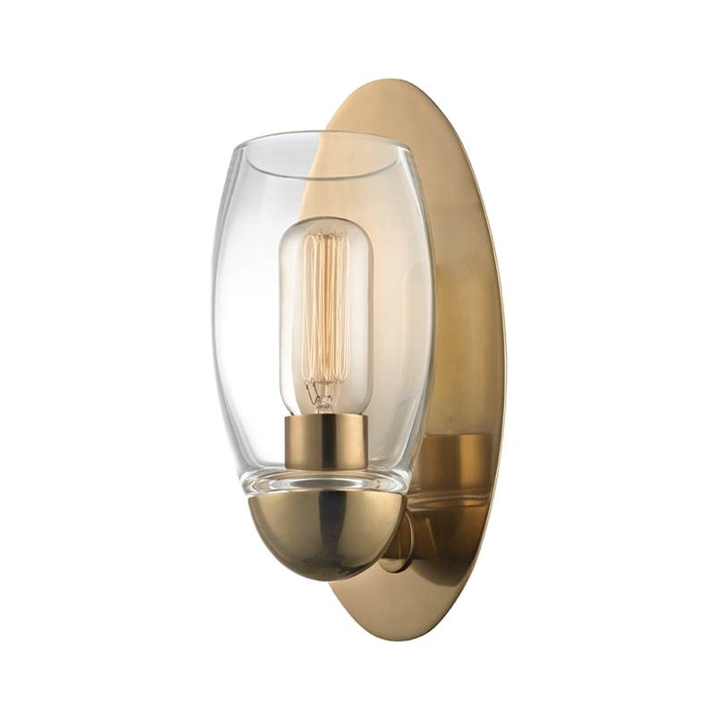 Local Lighting Hudson Valley 8841-AGB 1 Light Wall Sconce, AGB WALL SCONCE