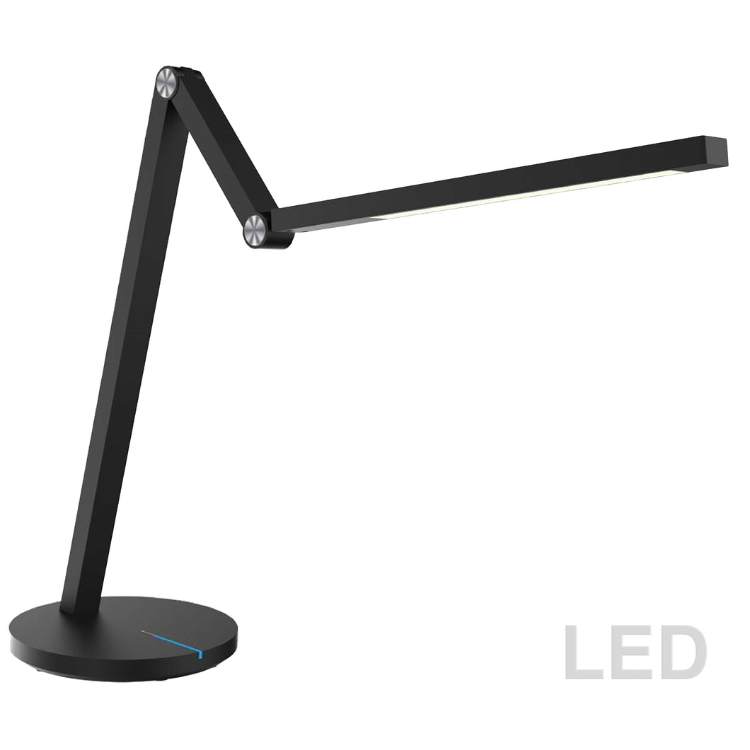 Dainolite MAN-168LEDT-BK 8W Desk Lamp, BK