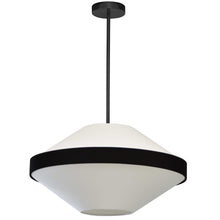 Load image into Gallery viewer, Dainolite PIA-214P-MB-BW 4LT Incandescent Pendant, MB w/ WH &amp; BK Shade