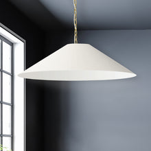 Load image into Gallery viewer, Dainolite PSY-XL-AGB-720 1LT Incandescent Pendant, AGB w/ CRM Shade