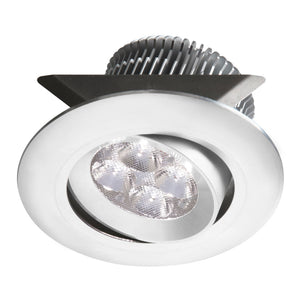 Dainolite SMP-LED-8-WH 24V DC,8W Wht Adjust Mini LED Pot Light