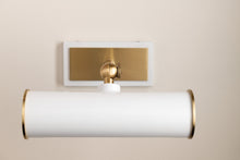 Load image into Gallery viewer, Mitzi HL263202-AGB 2 Light Picture Light With Plug, Aged Brass