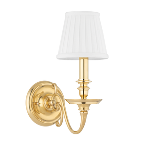 Local Lighting Hudson Valley 1741-AGB 1 Light Wall Sconce, AGB WALL SCONCE