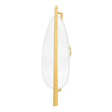Load image into Gallery viewer, Hudson Valley 1170-AGB/WP Led Wall Sconce, Aged Brass/White Plaster