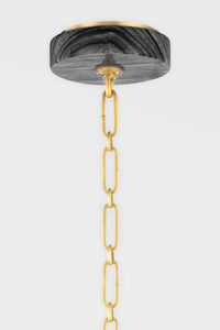 Corbett 395-18-VB 1 Light Large Pendant, Vintage Brass