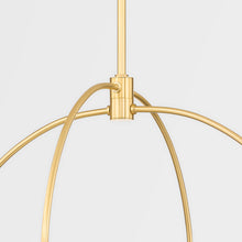 Load image into Gallery viewer, Mitzi H471804-AGB 4 Light Chandelier, Aged Brass