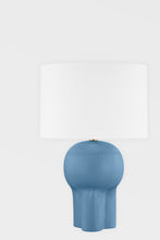 Load image into Gallery viewer, Hudson Valley L1517-AGB/CTB 1 Light Table Lamp, Stone Blue Ceramic