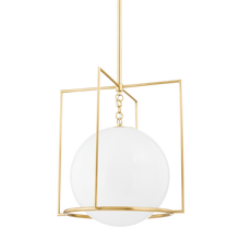 Load image into Gallery viewer, Mitzi H648701L-AGB 1 Light Large Pendant, Aged Brass