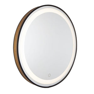 Artcraft AM315 Reflections Mesh Round LED Mirror - Mirror