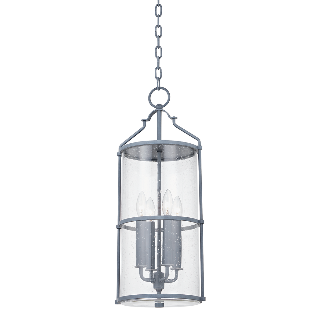 Troy F1310-WZN 4 Light Exterior Lantern, Aluminum And Stainless Steel