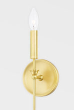 Load image into Gallery viewer, Hudson Valley 4300-AGB 1 Light Wall Sconce, Aged Brass