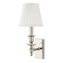 Load image into Gallery viewer, Hudson Valley 6801-Pn 1 Light Wall Sconce, PN