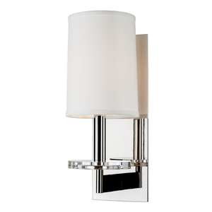 Local Lighting Hudson Valley 8801-Pn 1 Light Wall Sconce, PN WALL SCONCE