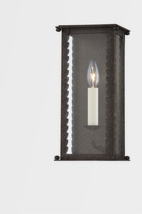 Troy B6713-VER 3 Light Large Exterior Wall Sconce, Aluminum And Stainless Steel