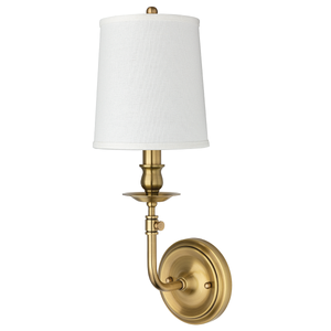 Local Lighting Hudson Valley 171-AGB 1 Light Wall Sconce, AGB WALL SCONCE