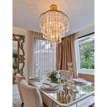 Load image into Gallery viewer, Local Lighting Corbett 109-412-Dolce 12Lt Pendant, CHAMPAGNE LEAF Pendant