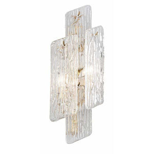 Local Lighting Corbett 244-12-Piemonte 2Lt Wall Sconce, ROYAL GOLD Wall Sconce