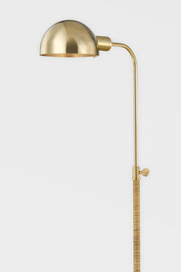 Hudson Valley MDSL520-AGB 1 Light Table Lamp, Aged Brass