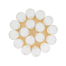 Load image into Gallery viewer, Corbett 393-26-SWH/VB 17 Light Flush Mount, Soft White/Vintage Brass