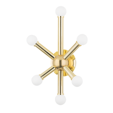 Load image into Gallery viewer, Corbett 400-06-VPB 6 Light Wall Sconce, Vintage Polished Brass
