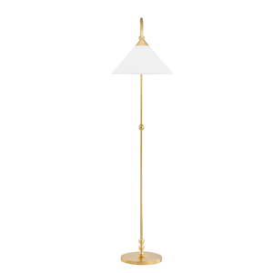 Mitzi HL682401-AGB 1 Light Floor Lamp, Aged Brass