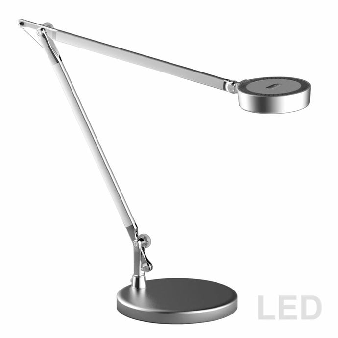 Local Lighting Dainolite 779LEDT-SV 4.8W Adjustable Table Lamp, Silver Finish Table Lamp (Task)