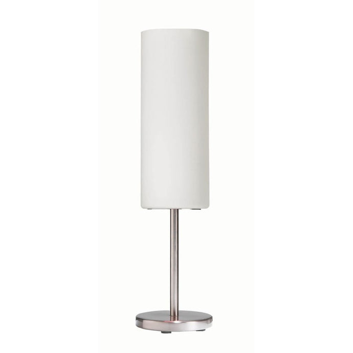 Local Lighting Dainolite 83205-SC-WH Table Lamp White Frosted Glass Table Lamp (Decorative)