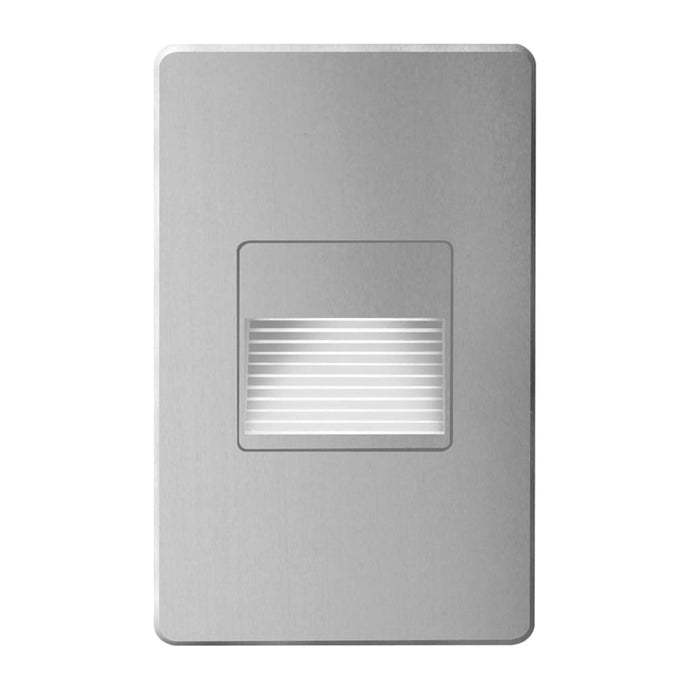 Local Lighting Dainolite DLEDW-200-BA Brushed Alum Rectangle In/Out 3W Wal` LED Step/Wall Light