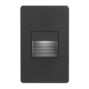 Local Lighting Dainolite DLEDW-200-BK Black Rectangle Indoor/Out 3W Wall L LED Step/Wall Light