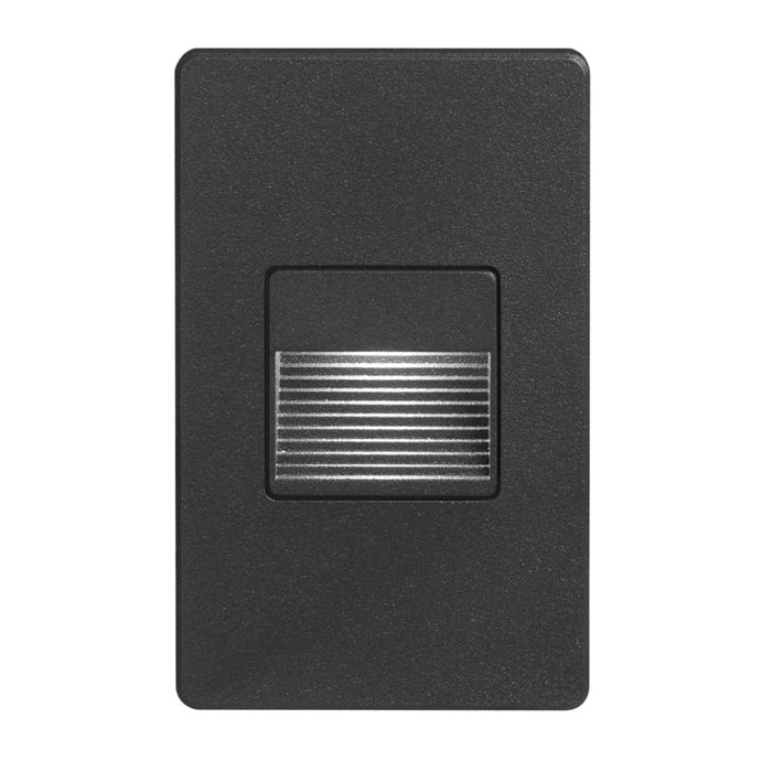 Local Lighting Dainolite DLEDW-200-BK Black Rectangle Indoor/Out 3W Wall L LED Step/Wall Light