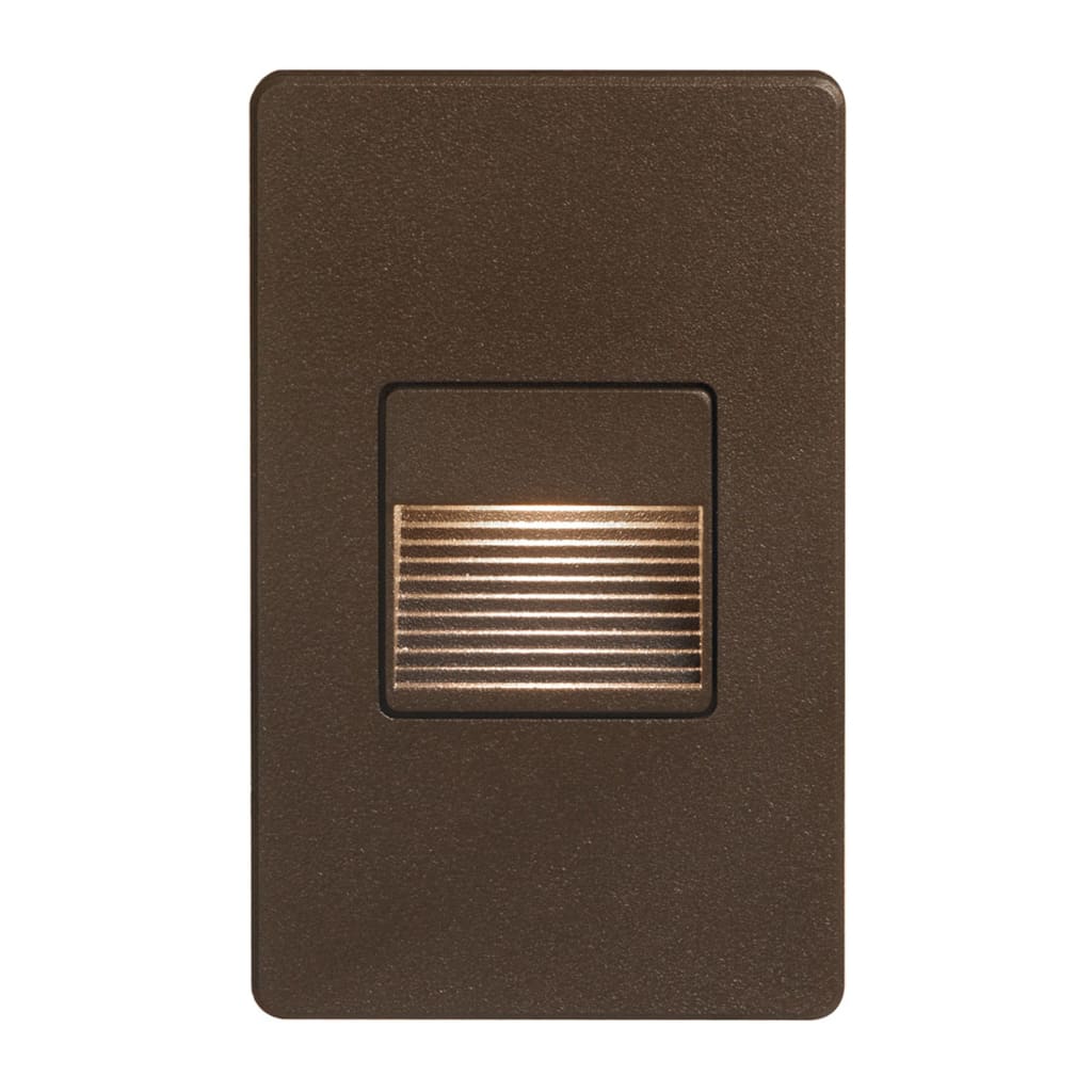 Local Lighting Dainolite DLEDW-200-BZ Bronze Rectangle In/Outdoor 3W Wall LED Step/Wall Light
