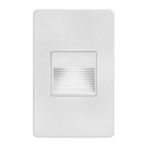 Local Lighting Dainolite DLEDW-200-WH White Rectangle In/Outdoor 3W LED Step/Wall Light