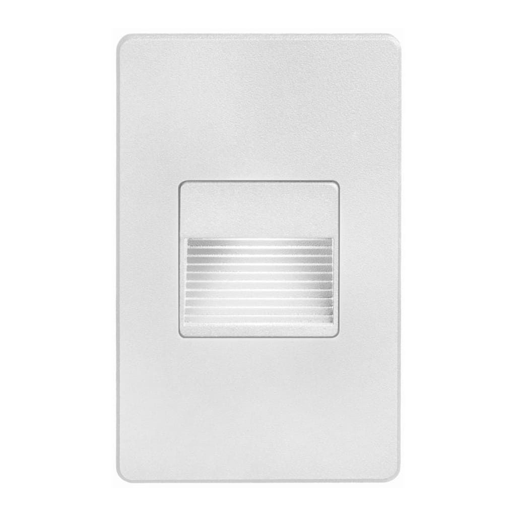 Local Lighting Dainolite DLEDW-200-WH White Rectangle In/Outdoor 3W LED Step/Wall Light