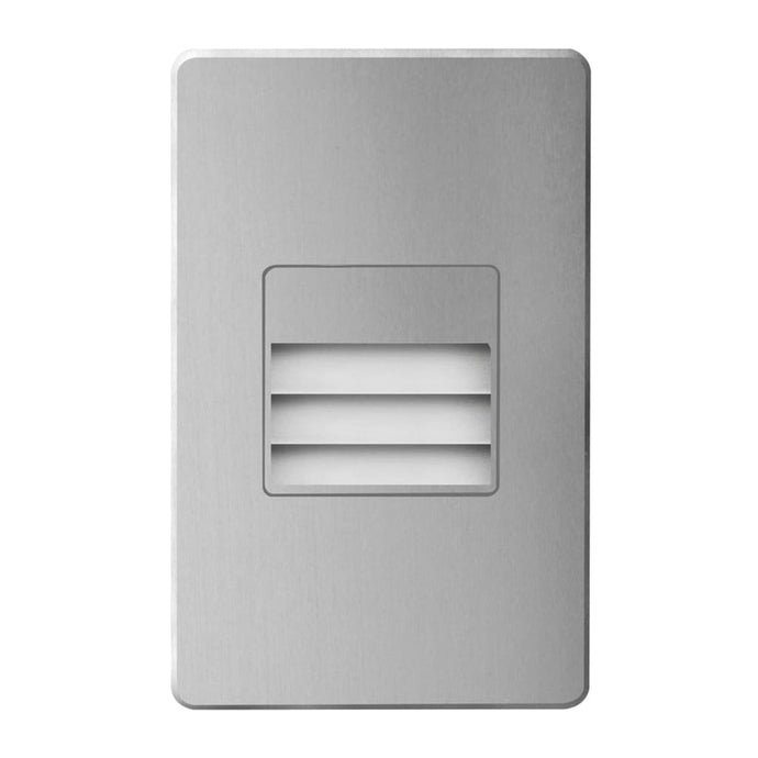 Local Lighting Dainolite DLEDW-234-BA Brushed Alum Rectangle In/Out 3W LED LED Step/Wall Light