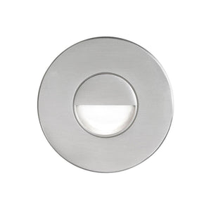 Local Lighting Dainolite DLEDW-300-BA Brushed Alum Round In/Outdoor 3W LED Wal LED Step/Wall Light
