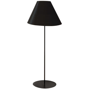 Local Lighting Dainolite MM231F-BK-797 1LT Tapered Floor Lamp, JTone Black Shade Floor Lamp (Decorative)