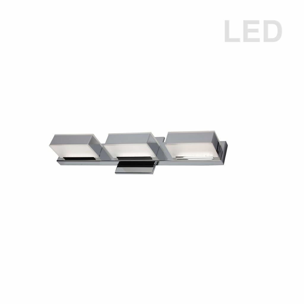 Local Lighting Dainolite VLD-215-3W-PC 15W LED Wall Vanity, Polished Chrome Finish Vanity