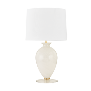 Mitzi HL582201-AGB 1 Light Table Lamp, Aged Brass