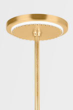 Load image into Gallery viewer, Hudson Valley KBS1747806-GL/SWH 6 Light Small Chandelier, Gold Leaf/Soft White Combo