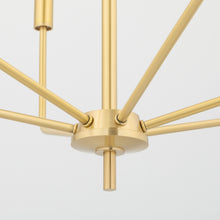 Load image into Gallery viewer, Mitzi H516806-AGB/SBK 6 Light Chandelier, Aged Brass/Soft Black