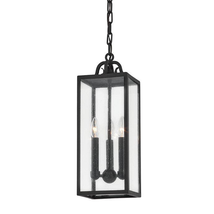 Troy F2066-FOR 3 Light Exterior Lantern, Forged Iron