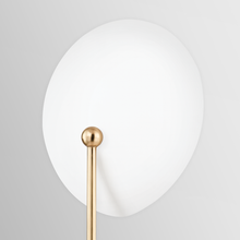 Load image into Gallery viewer, Mitzi H743101-AGB/TWH 1 Light Wall Sconce, Aged Brass/Textured White Combo