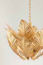 Load image into Gallery viewer, Corbett 317-48-GL Tropicale 8 Light Small Pendant, Gold Leaf