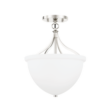 Load image into Gallery viewer, Hudson Valley 2811-Pn 1 Light Semi Flush, Steel