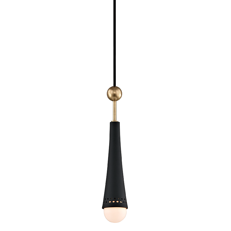 Hudson Valley 2130-Agb 1 Light Pendant, AGB