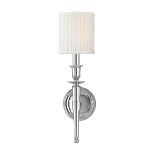 Local Lighting Hudson Valley 4901-Pn 1 Light Wall Sconce, PN WALL SCONCE