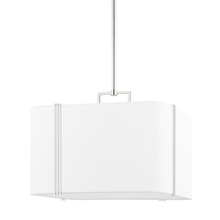 Load image into Gallery viewer, Hudson Valley 5420-PN 4 Light Large Pendant, Polished Nickel