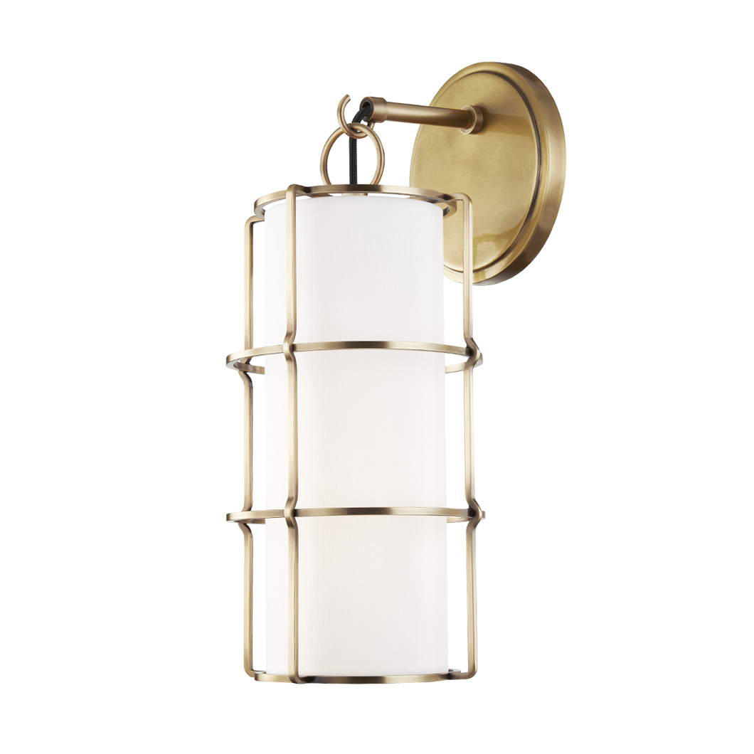Hudson Valley 1500-Agb 1 Light Wall Sconce, AGB